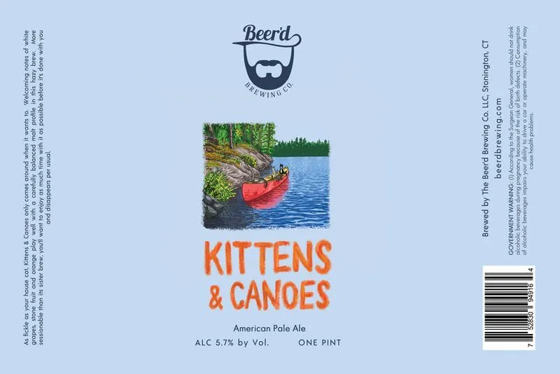 Kittens & Canoes — full label as filed with TTB