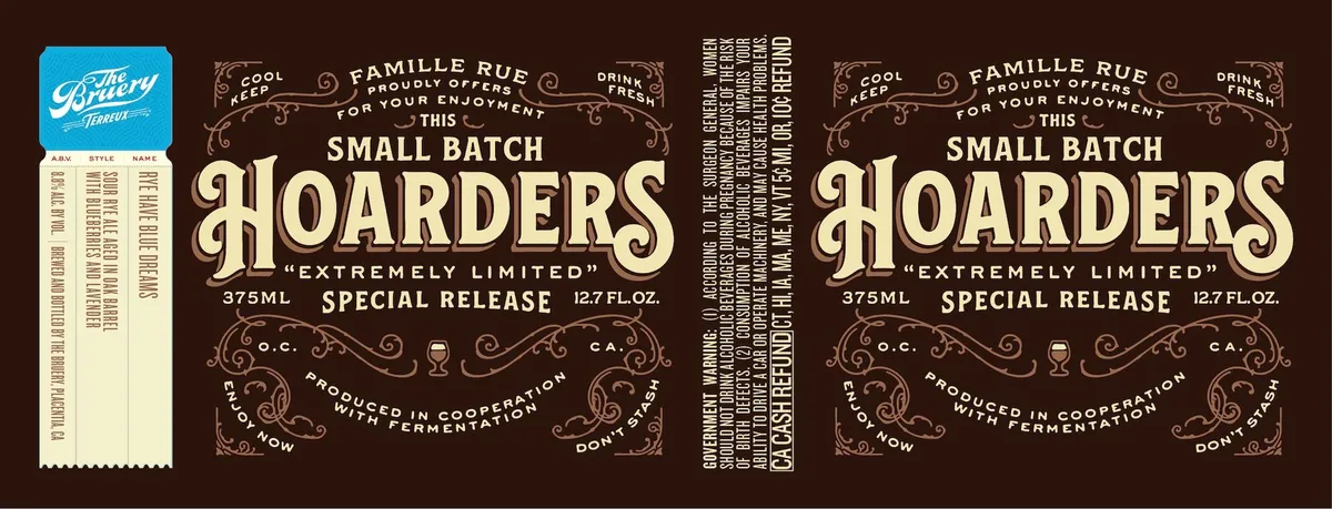 Rye Have Blue Dreams label