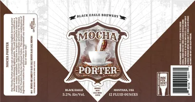 Mocha Porter label