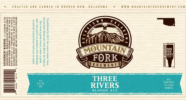 Three Rivers — full label as filed with TTB