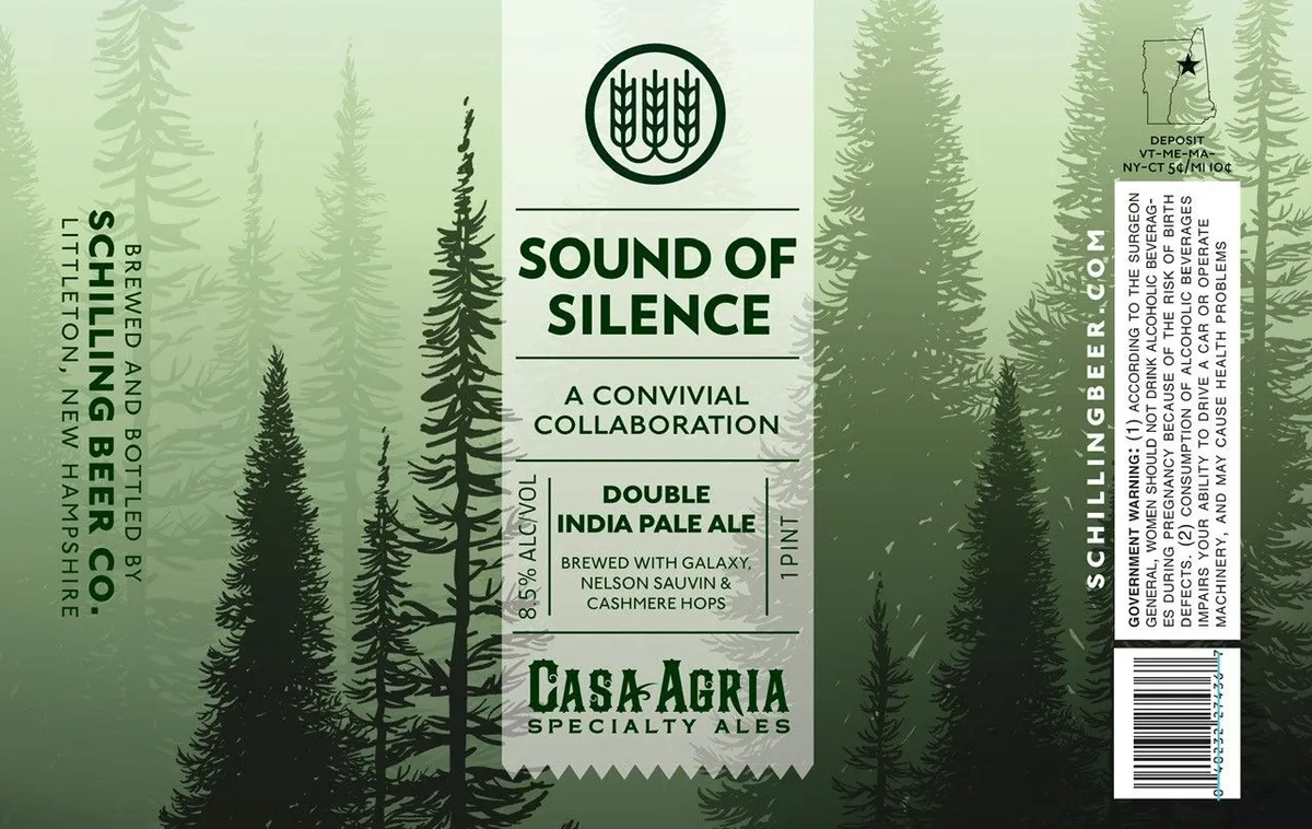 Sound of Silence — full label as filed with TTB