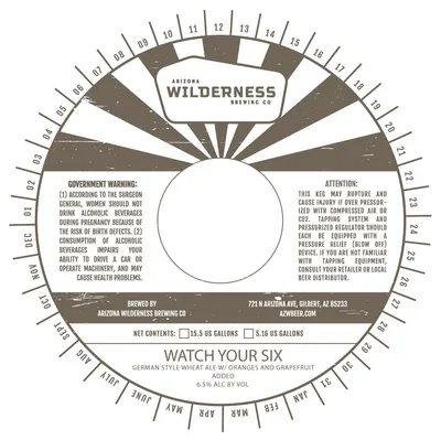 Watch Your Six label