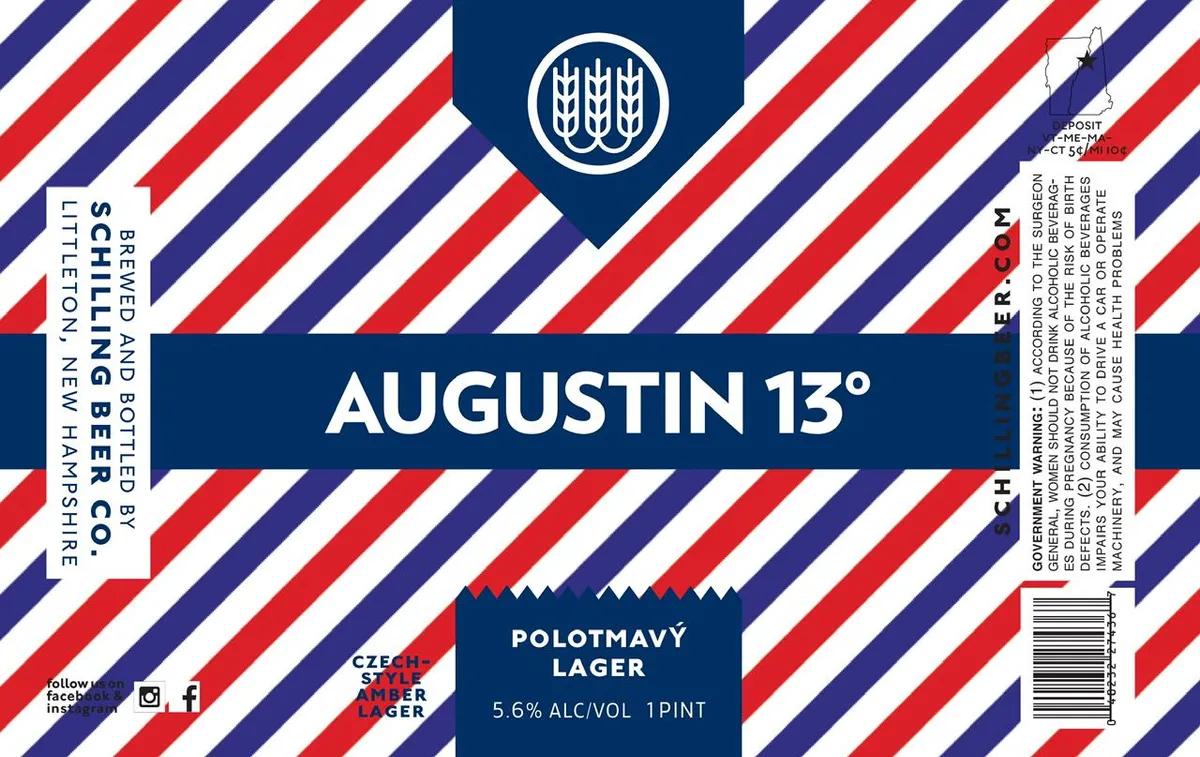 Augustin 13° — full label as filed with TTB