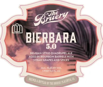 Bierbara 5.0 label