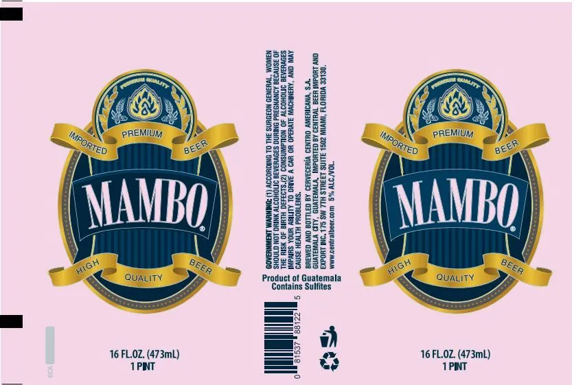 Mambo High Quality Beer label