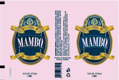 Mambo High Quality Beer label