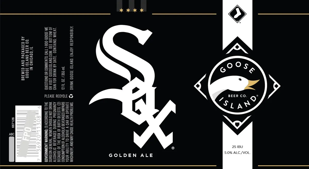 Sox label art — GOOSE ISLAND BEER CO.