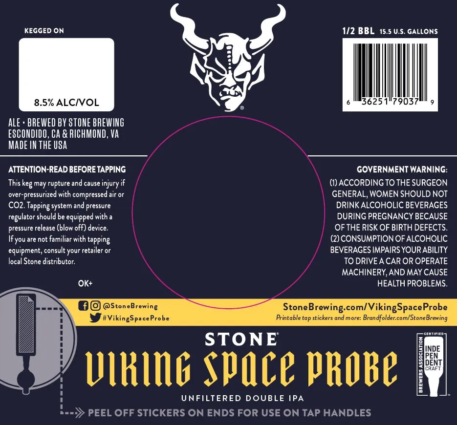 Viking Space Probe — full label as filed with TTB
