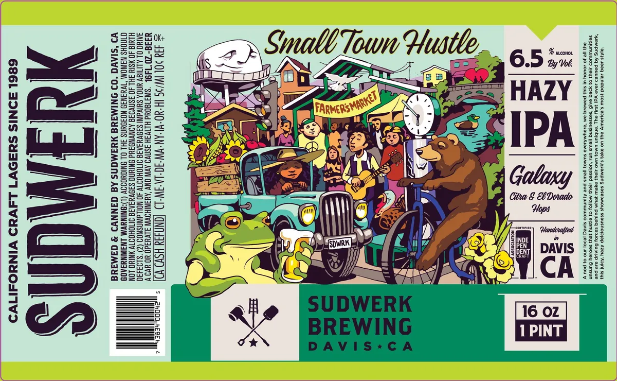 Small Town Hustle — full label as filed with TTB