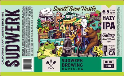 Small Town Hustle label