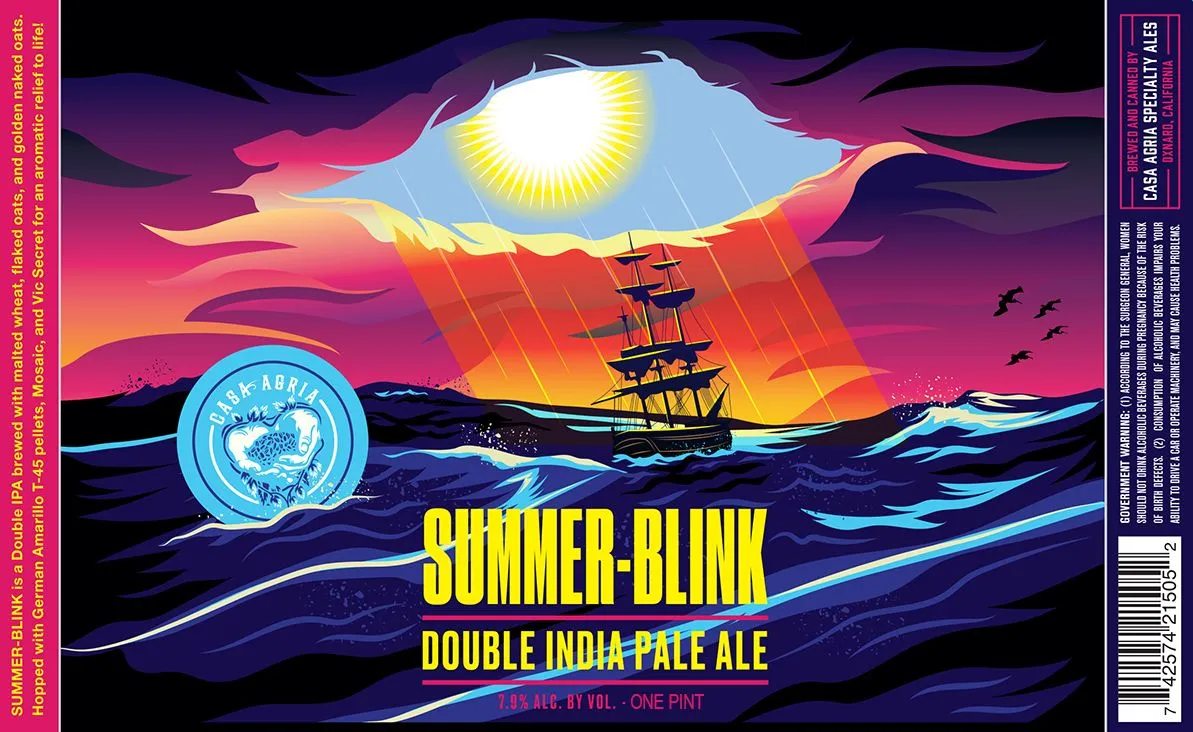 Summer-Blink — full label as filed with TTB