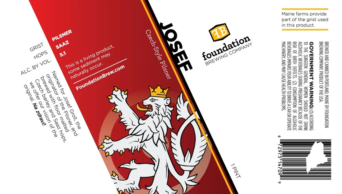 Josef — full label as filed with TTB