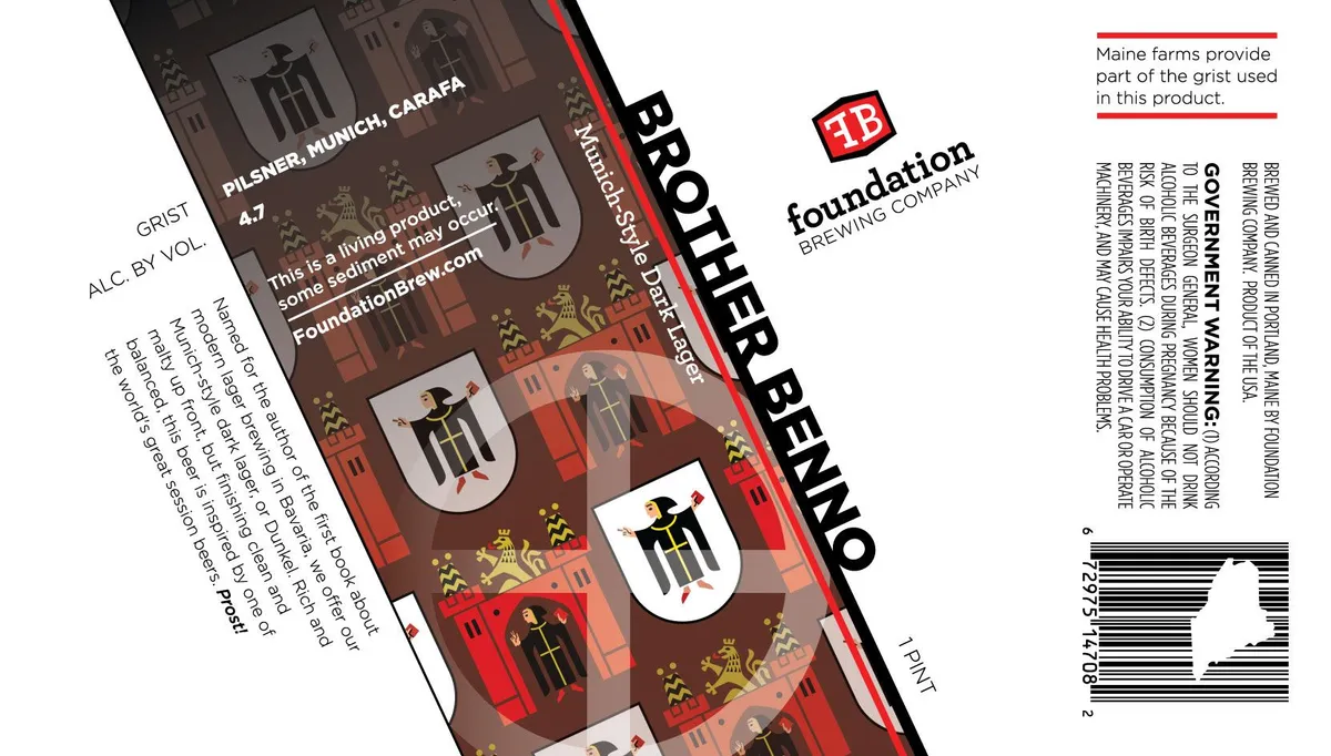 Brother Benno — full label as filed with TTB