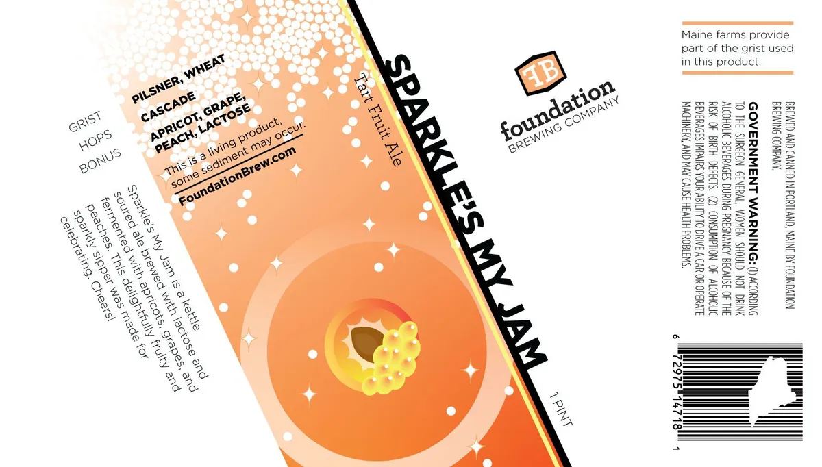 Sparkle's My Jam — full label as filed with TTB