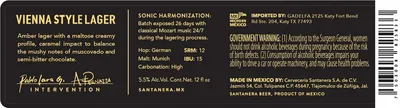 Vienna Style Lager label