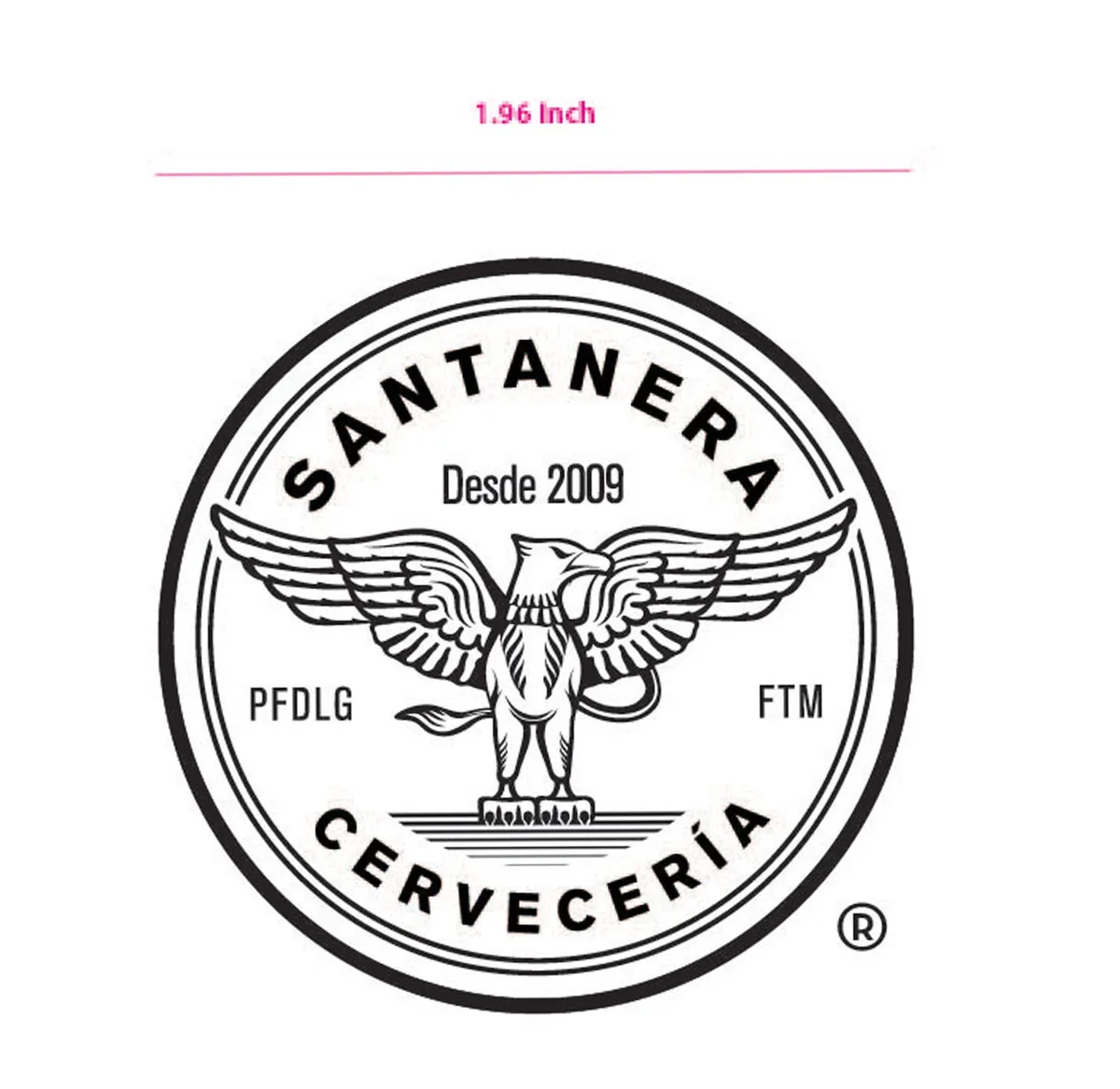 Vienna Style Lager label art — SANTANERA