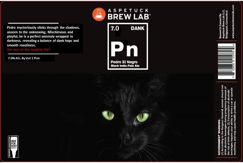 Pedro El Negro — full label as filed with TTB