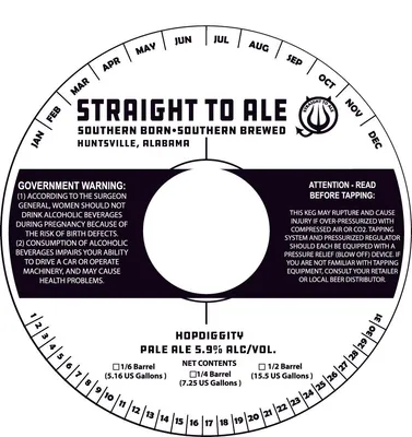 Hopdiggity Pale Ale label