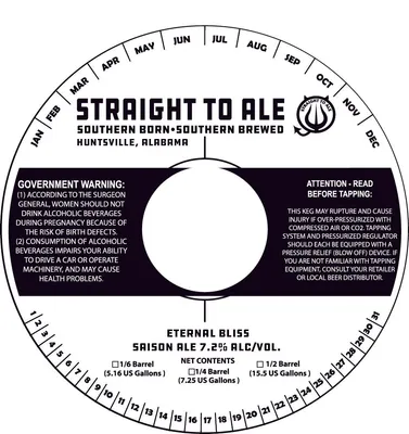 Eternal Bliss Saison label