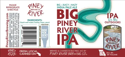 Big Piney River label