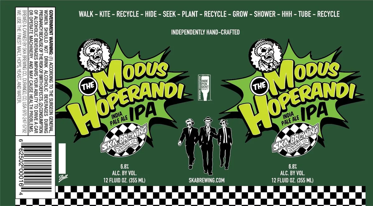 The Modus Hoperandi IPA — full label as filed with TTB