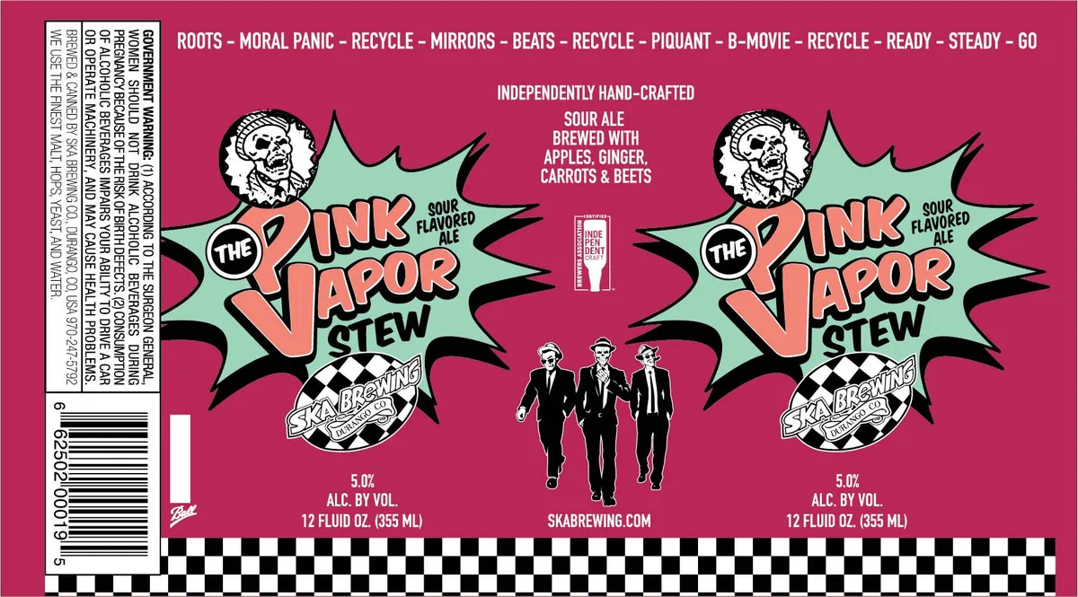 Pink Vapor Stew label
