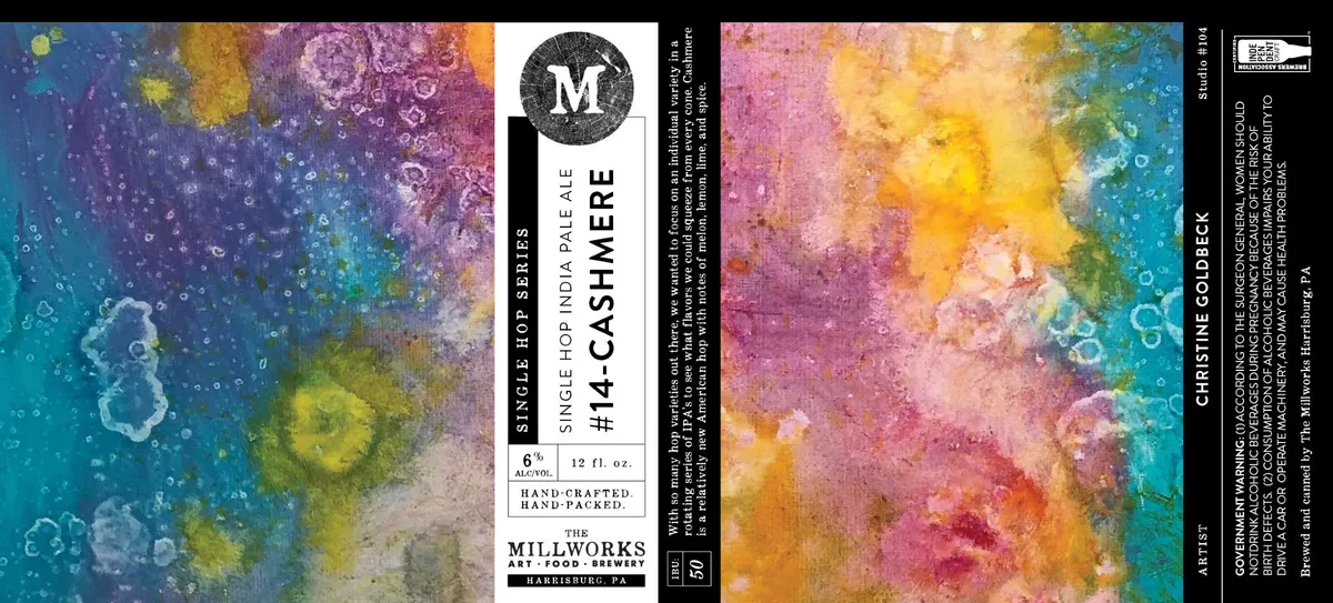 #14-Cashmere — full label as filed with TTB