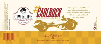 #CarlBock Lager label