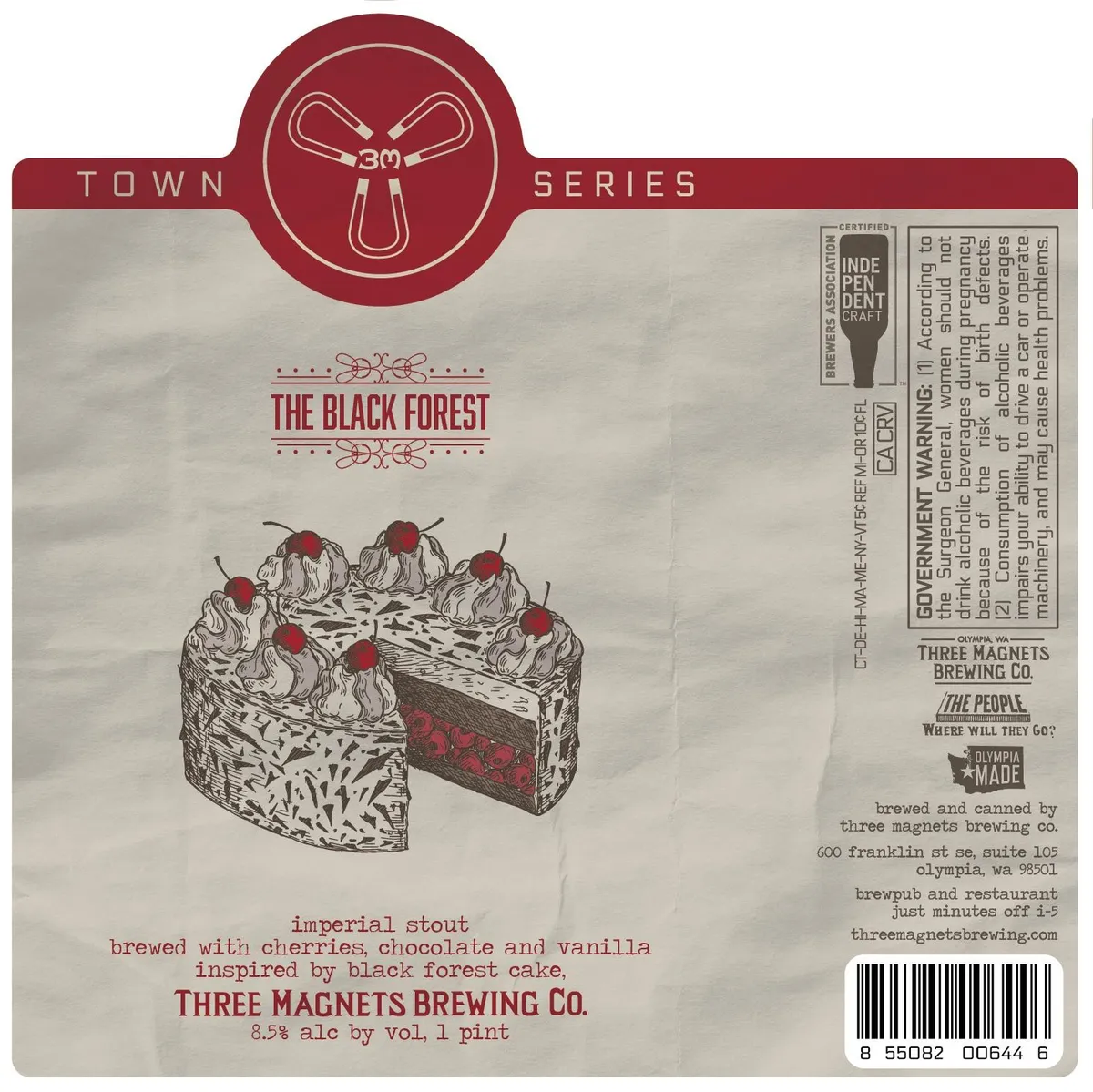 The Black Forest — full label as filed with TTB