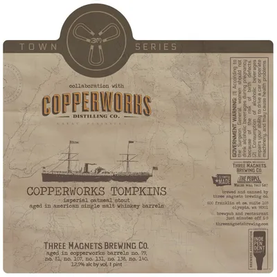 Copperworks Tompkins label