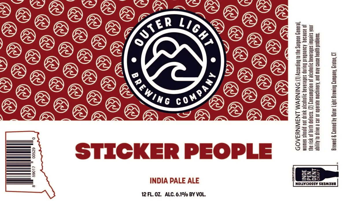Sticker People India Pale Ale label