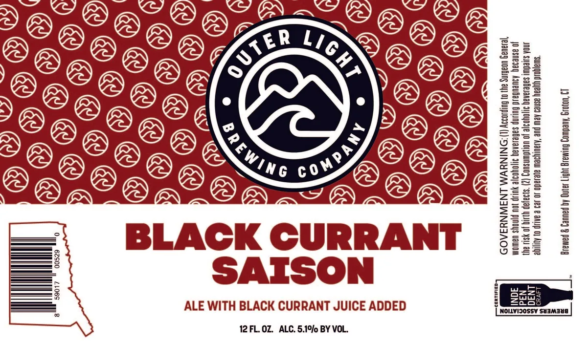 Black Currant Saison label