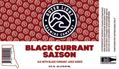 Black Currant Saison label