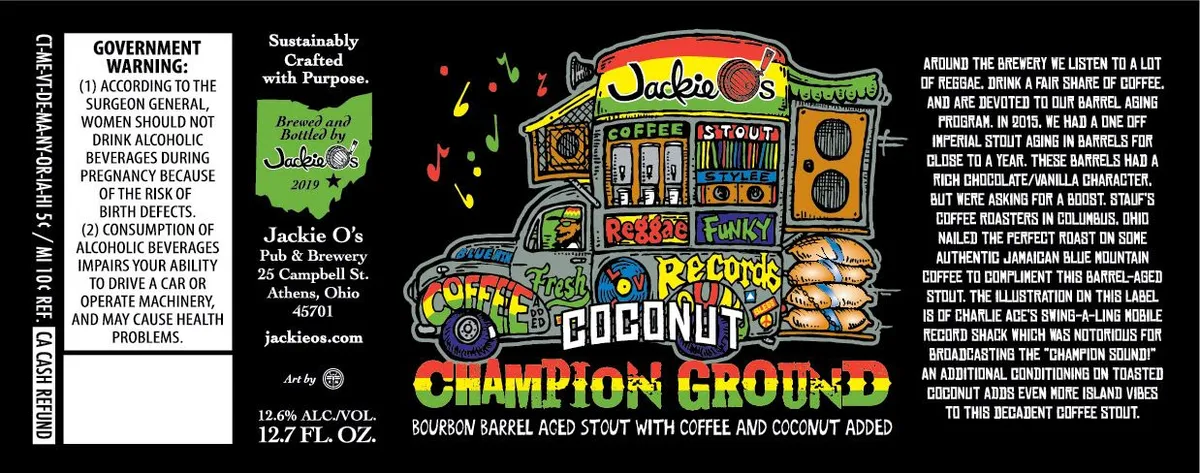 Coconut Champion Ground label