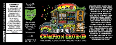 Coconut Champion Ground label