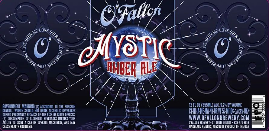 Mystic Amber Ale — full label as filed with TTB