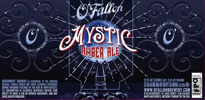 Mystic Amber Ale label