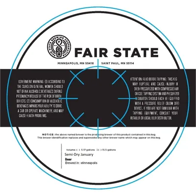 Semi-Dry January label