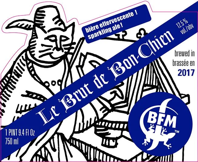 Le Brut de Bon-Chien — full label as filed with TTB