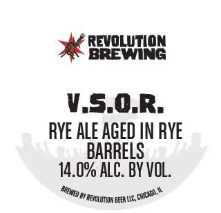 V.S.O.R. — full label as filed with TTB