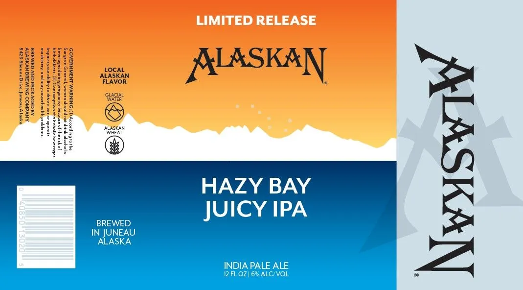 Hazy Bay Juicy IPA label
