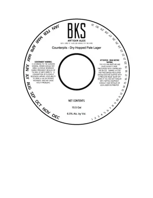 Counterpils - Dry Hopped Pale Lager label