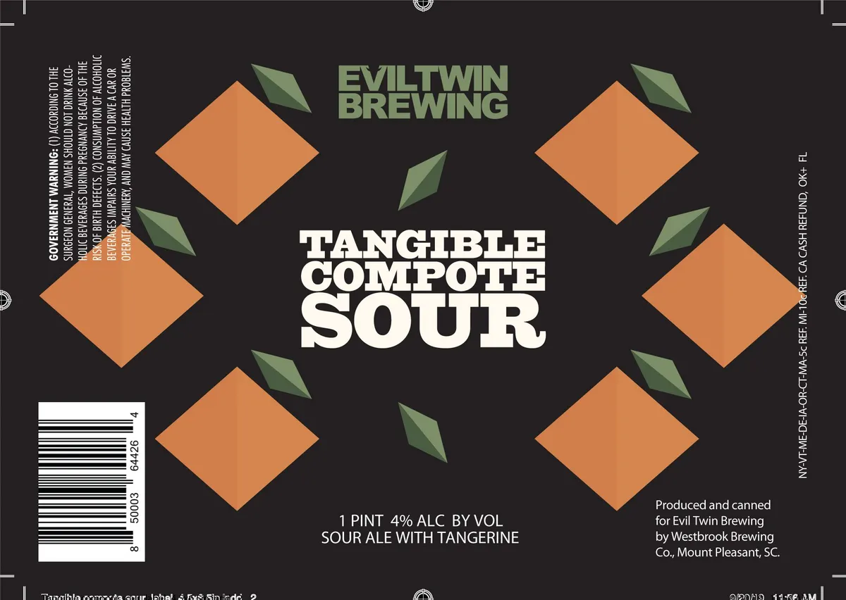Tangible Compote Sour — full label as filed with TTB