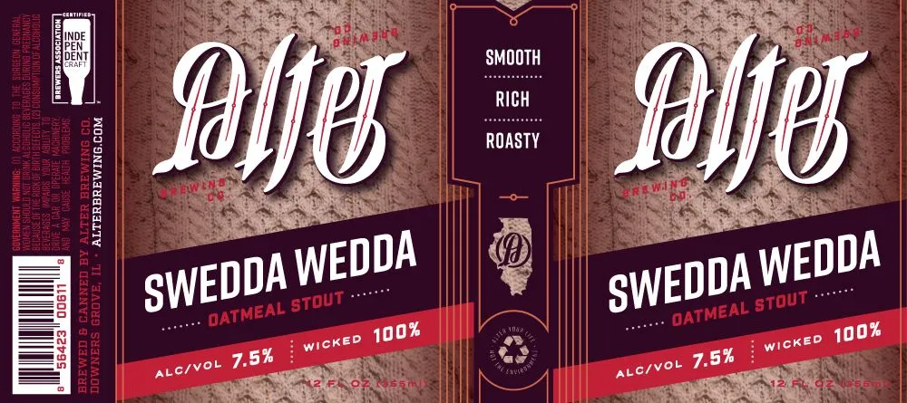 Swedda Wedda label art — SWEDDA WEDDA