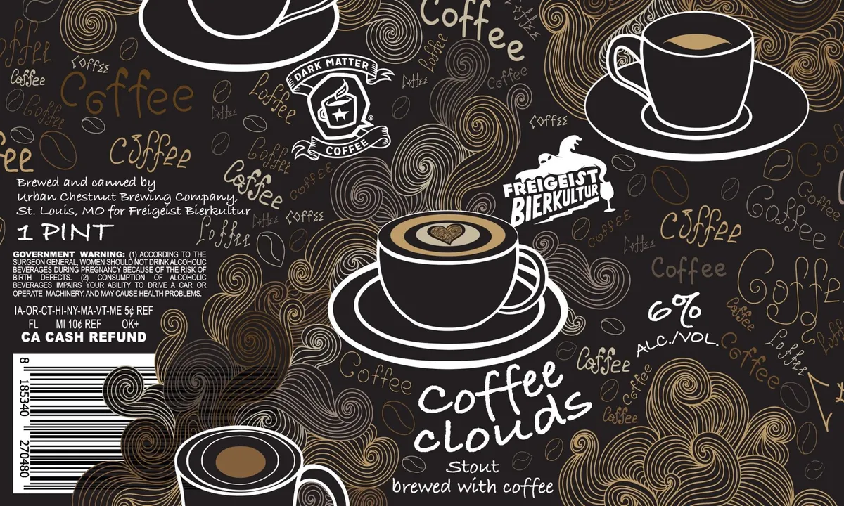 Coffee Clouds — full label as filed with TTB