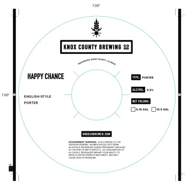 Happy Chance label