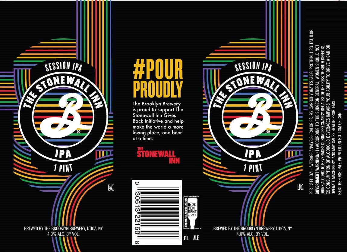 The Stonewall Inn IPA — full label as filed with TTB