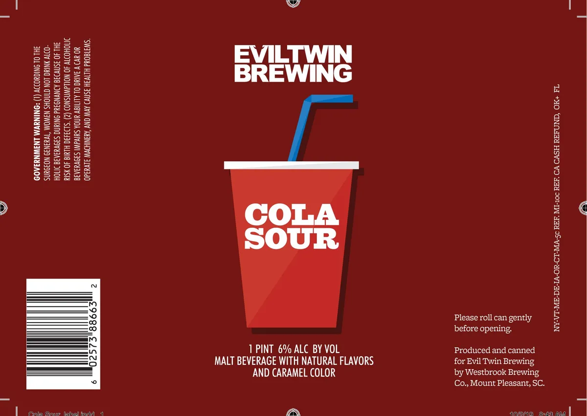 Cola Sour — full label as filed with TTB