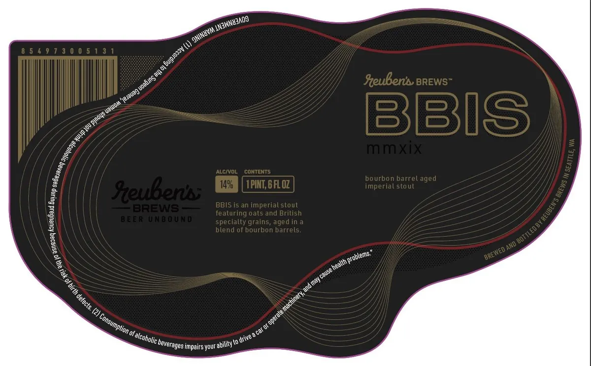 BBIS mmxix — full label as filed with TTB