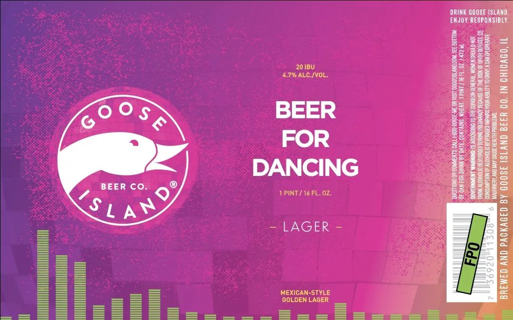 Beer For Dancing — full label as filed with TTB